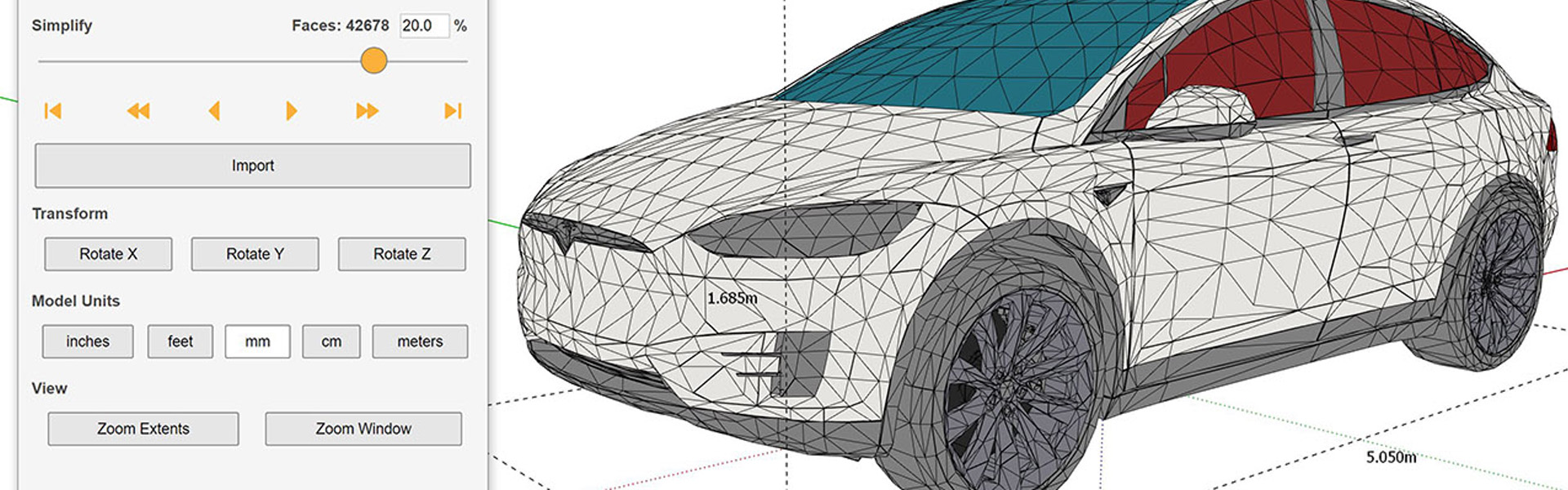 Import i kompresja modeli 3D | Skimp dla SketchUp
