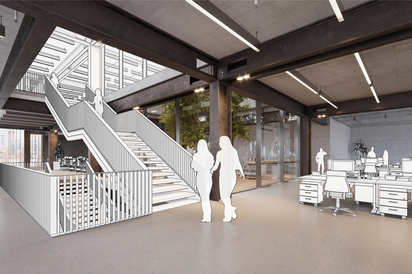 SketchUp Pro | Wizualizacje wnętrz komercyjnych