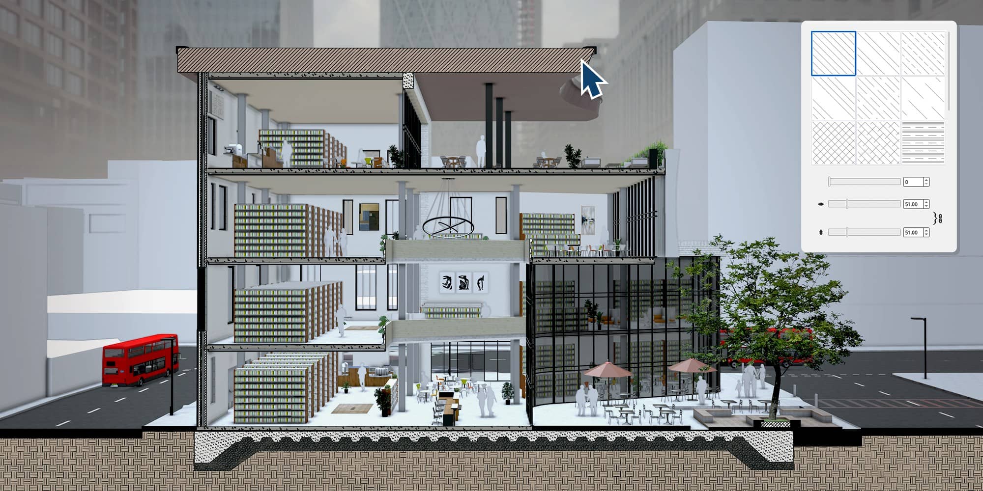 SketchUp | NOWE WZORY WYPEŁNIEŃ PRZEKROJÓW