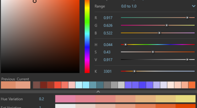 V-Ray SketchUp | TEKSTURA PROCEDURALNA GRADIENT